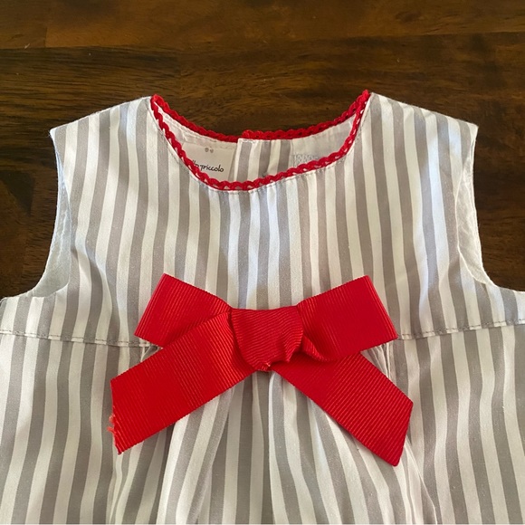 Tutto Piccolo Baby Girls Stripes Dress - Picture 2 of 8